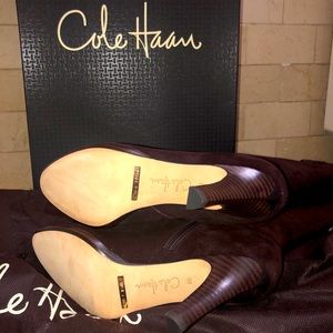 Cole Haan dark brown Samir’s air boot suede